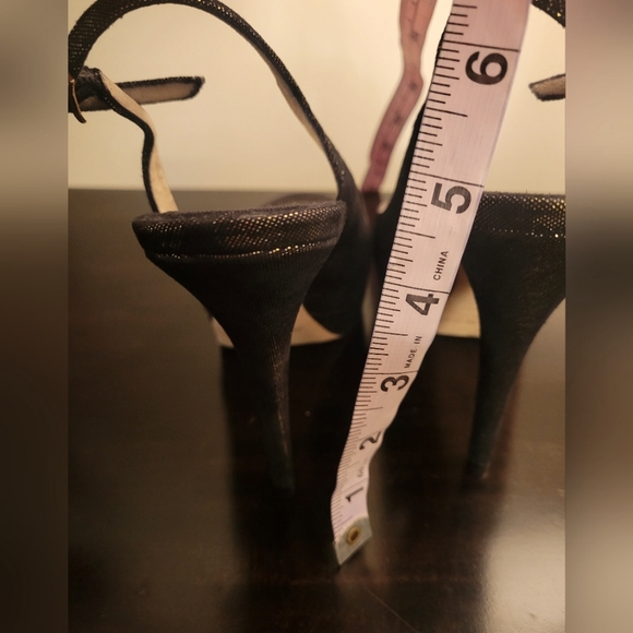 Jimmy Choo ~ Metallic Laminated Suede Clue Slingback Pumps - Picture 4 of 9